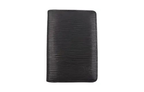 LOUIS VUITTON Epi Leather Wallet Regular Unisex Black