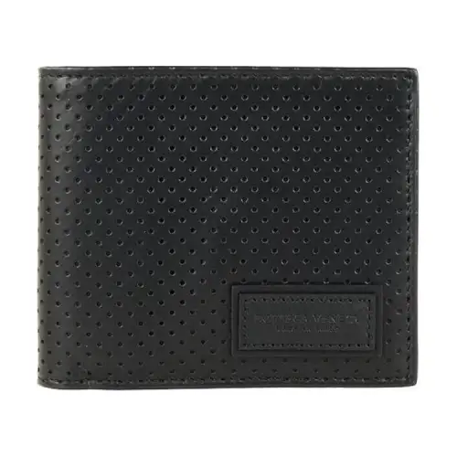 Bottega Veneta Leather Wallet Men's Black