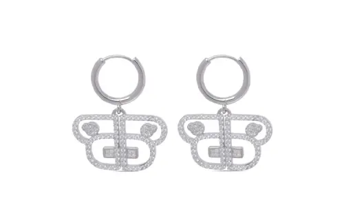 A Bathing Ape crystal-embellished drop earrings