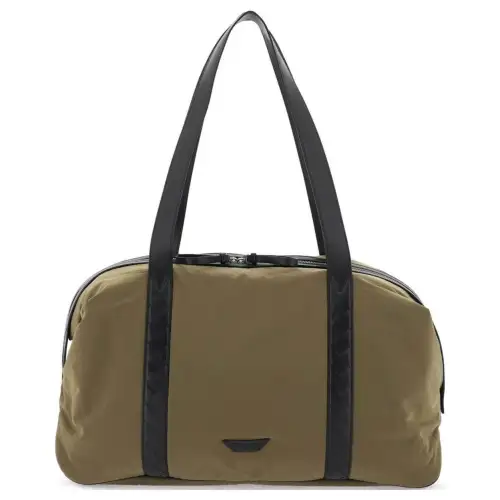 Bottega Veneta Polyamide One Shoulder Handbag, Travel Bag Men's Khaki