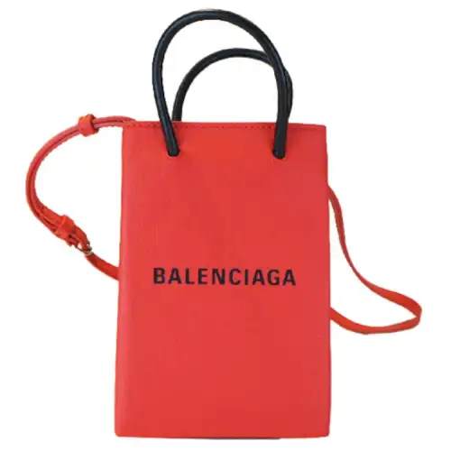 Balenciaga Cow Leather Crossbody Bag, Shoulder Bag, Handbag Women's Red