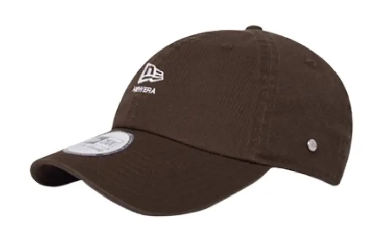 New Era Cotton Baseball Caps Unisex Coffee