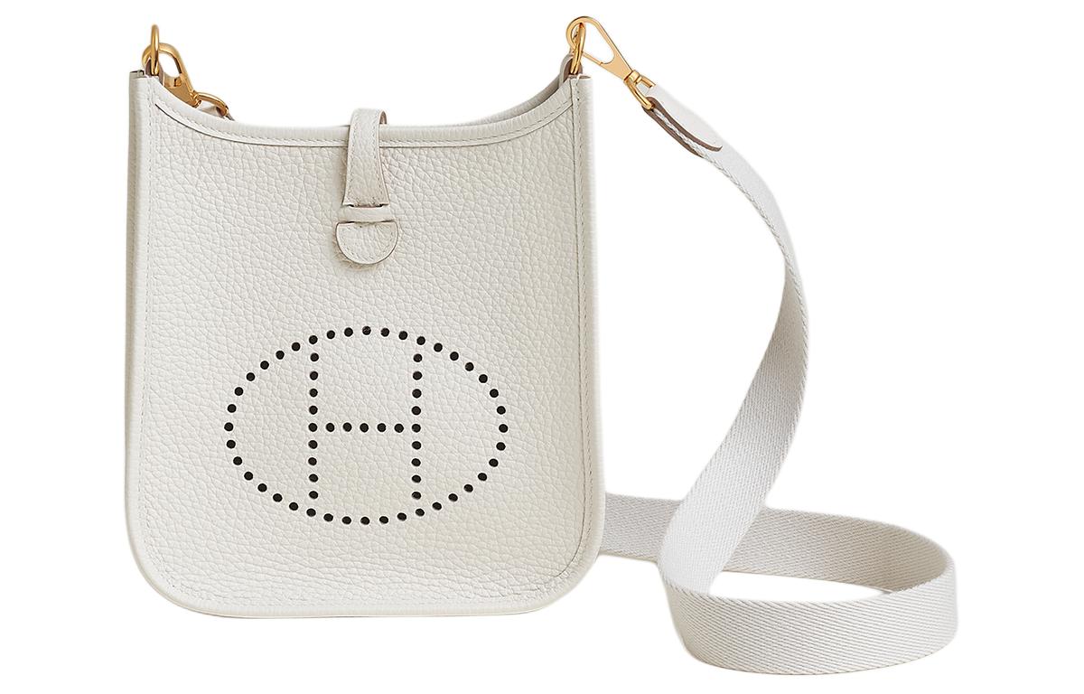 Женская сумка Hermes Evelyne 16 Amazone (- светло-серая)