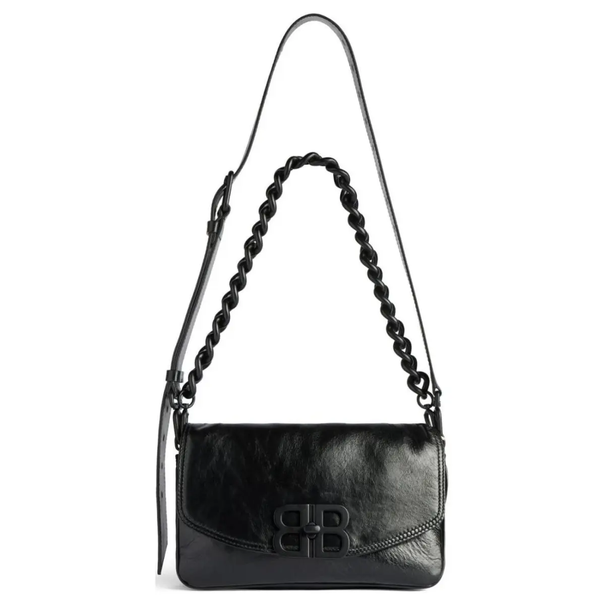 Balenciaga Cow Leather Crossbody Bag, Shoulder Bag Women's Black