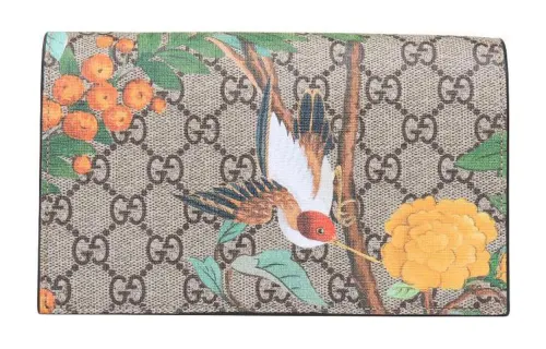 GUCCI Canvas With Leather Chain Bag, Crossbody Bag, Shoulder Bag Women's Ebony
