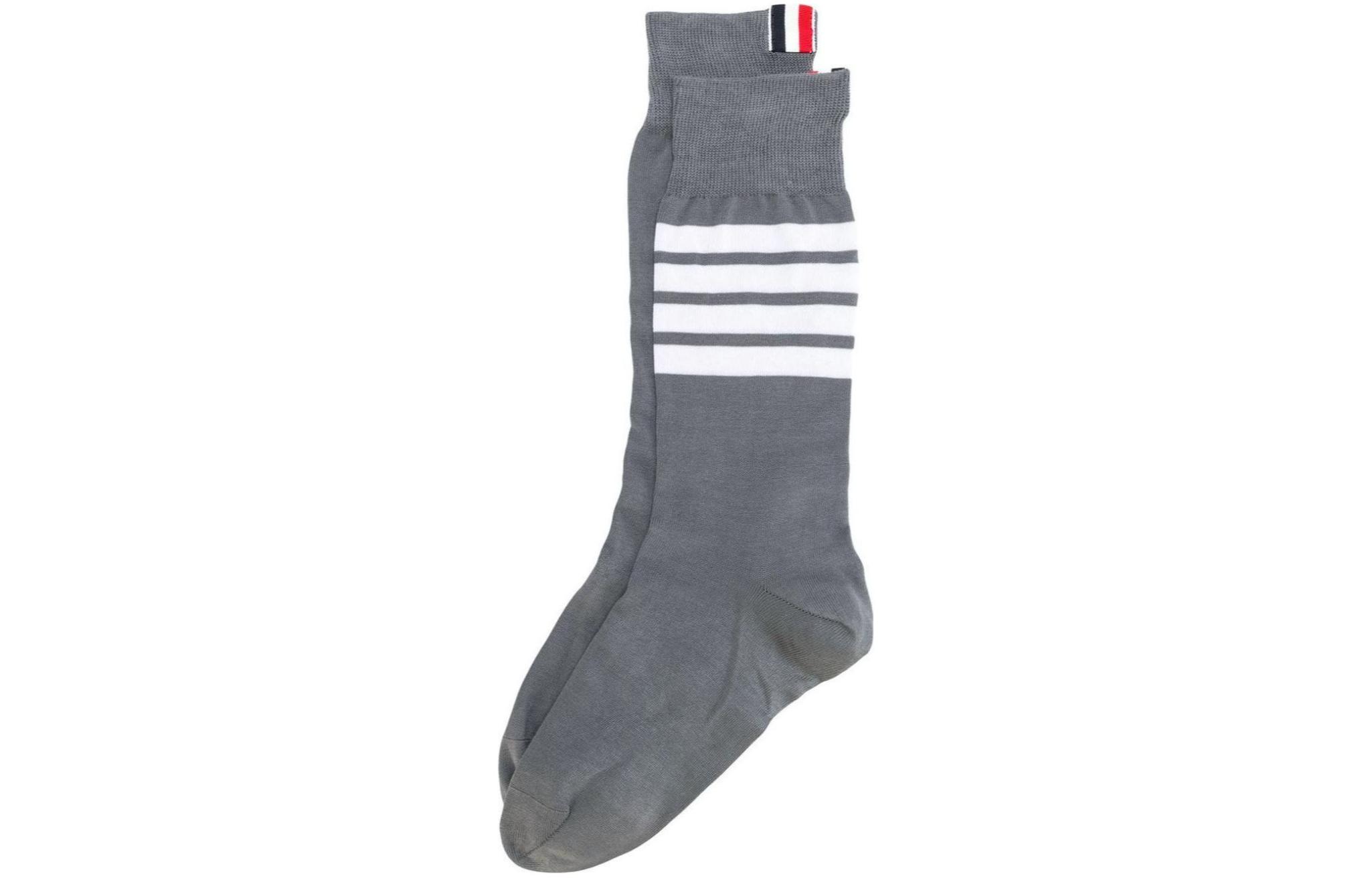 THOM BROWNE· Crew Socks Women’s 1 Pack Medium Gray