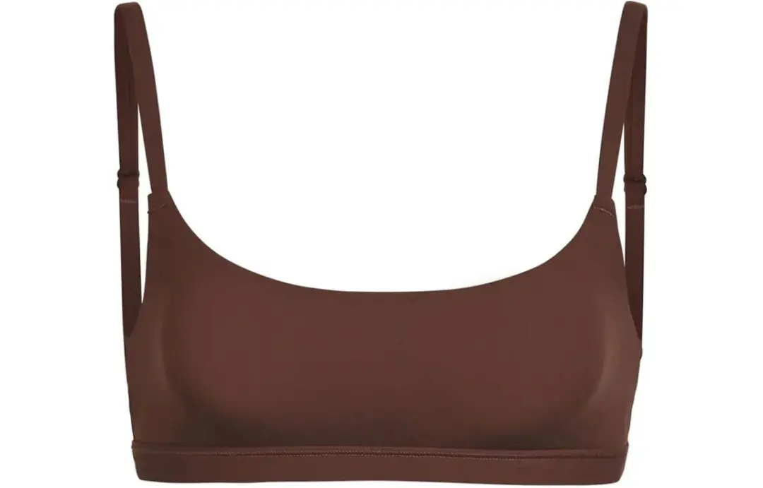 Skims FITS EVERYBODY SCOOP BRALETTE Bra Women's COCOA/Cocoa