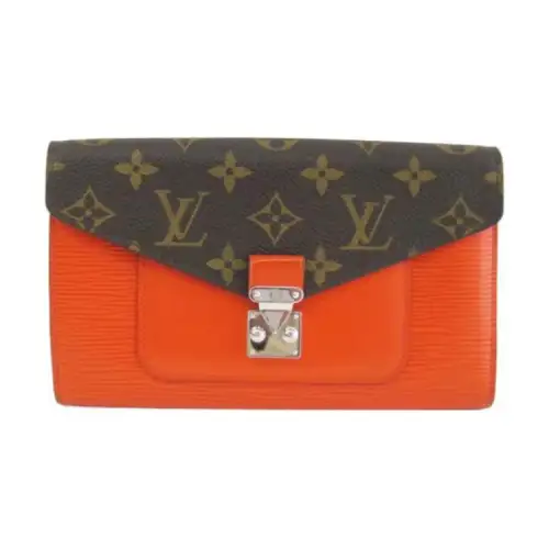 LOUIS VUITTON PVC Wallet Women's Orange