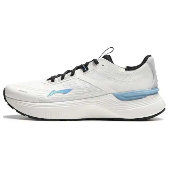 LINING Light And Shadow Element Running Shoes Men Low-Top White Blue