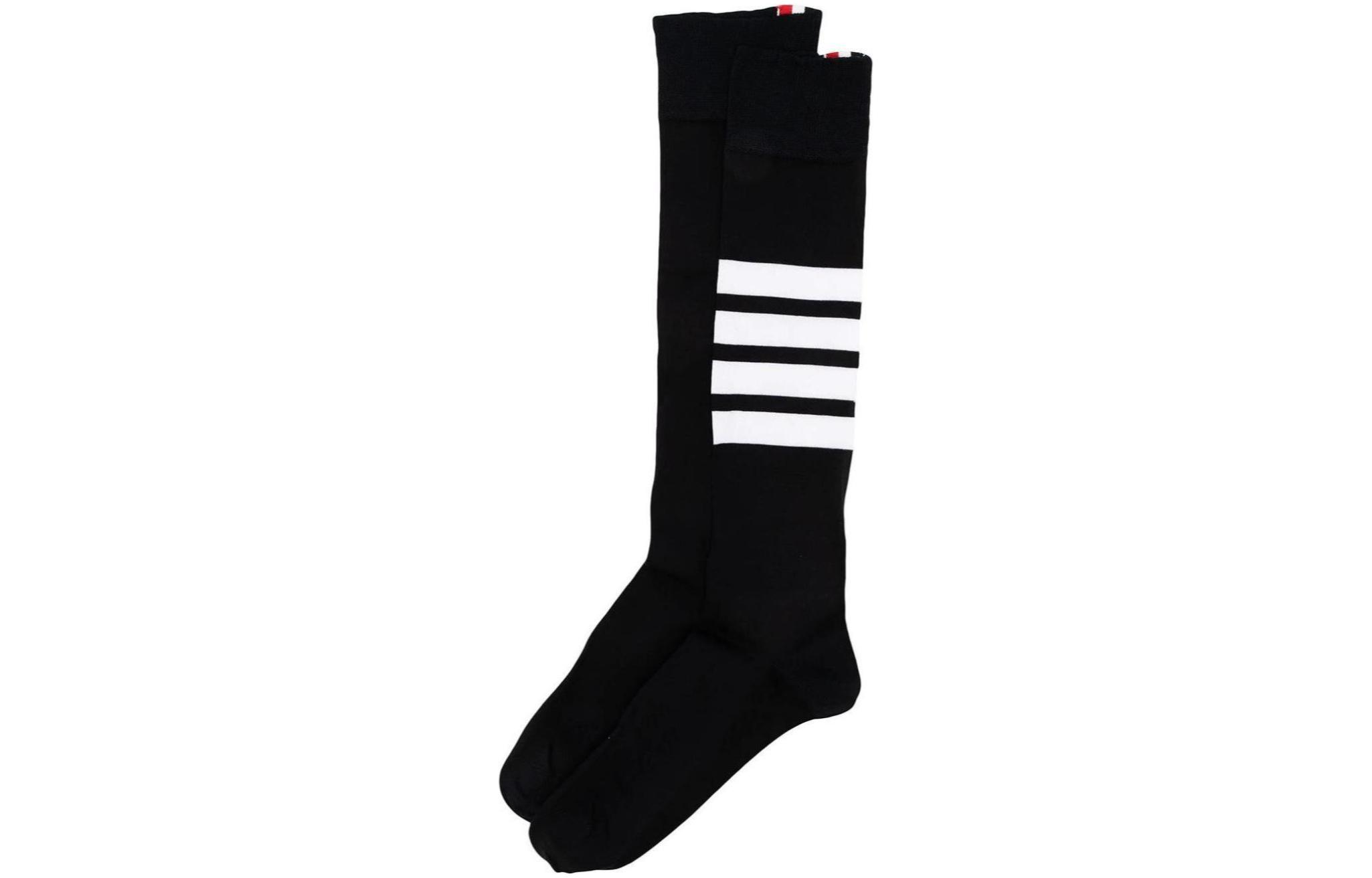 THOM BROWNE· Crew Socks Women’s 1 Pack Black