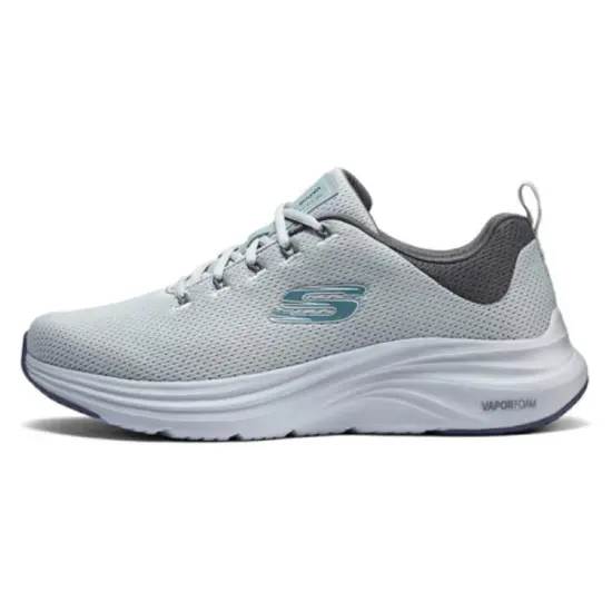 Skechers Vapor Foam Durable Breathable Low-Top Casual Shoes Men's Gray White