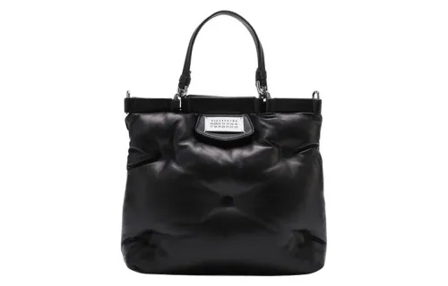 Maison Margiela Sheepskin With Cow Leather Shoulder Bag, Crossbody Bag, Handbag Small Women's Black