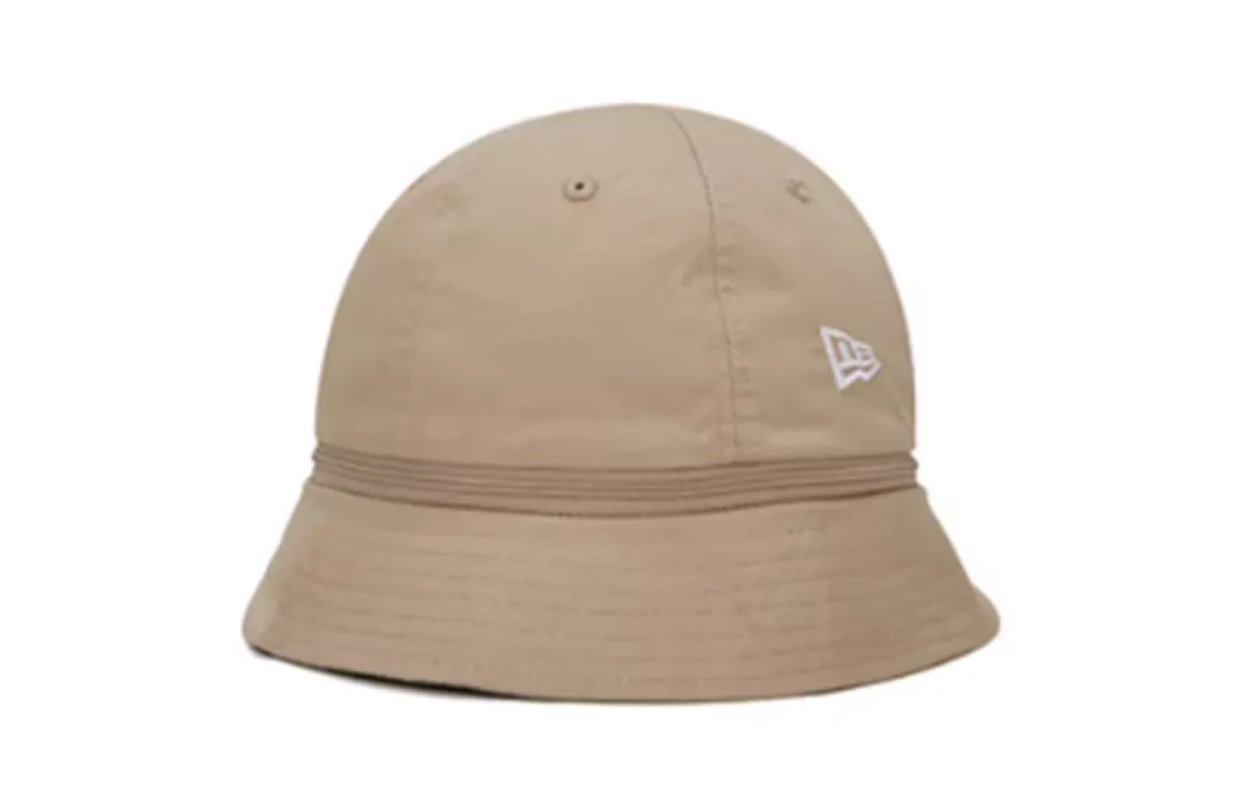 New Era Cotton Bucket Hats Unisex Khaki
