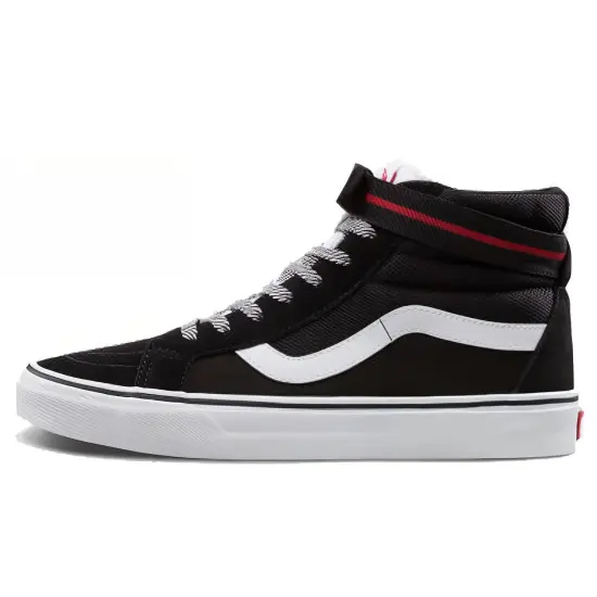 Vans SK8 Skateboarding Shoes Unisex High-top Black/white/red