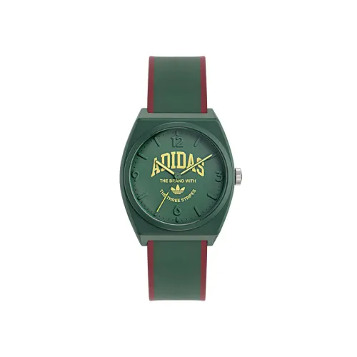 Adidas, universal men's watch for men and women, watch strap, green quartz dial, European style, 38mm, quartz mechanism