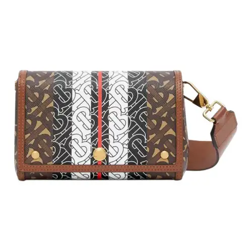 Burberry Canvas Crossbody Bag, Shoulder Bag Women's Brown