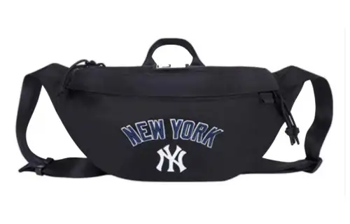 New Era Fabric Shoulder Bag, Crossbody Bag, Fanny Pack Regular Unisex Black