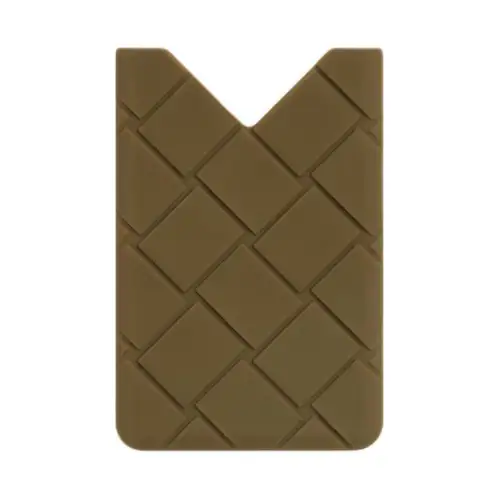 Bottega Veneta Silicone Card Holder Men's Mud