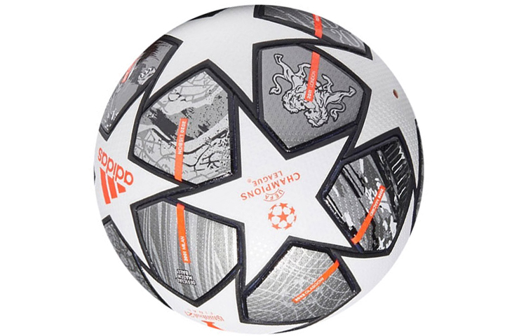 Adidas Size 5 Soccer Ball Pu Seamless Thermal bonding Unisex Gray White