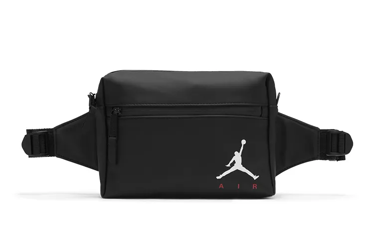 Jordan Polyester One Shoulder Crossbody Fanny Pack Regular Unisex Black
