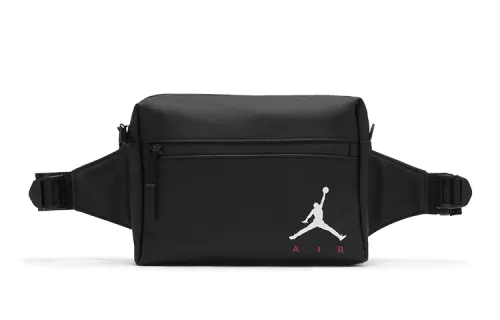 Jordan Polyester One Shoulder Crossbody Fanny Pack Regular Unisex Black