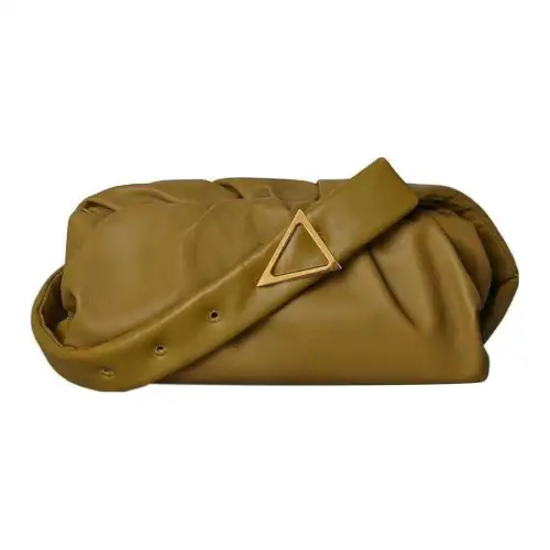 Bottega Veneta Lambskin Fanny Pack, Shoulder Bag, Crossbody Bag Men's Dark Brown