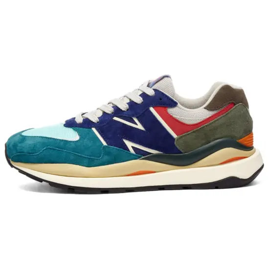 New Balance 57/40 Green Navy Orange Red
