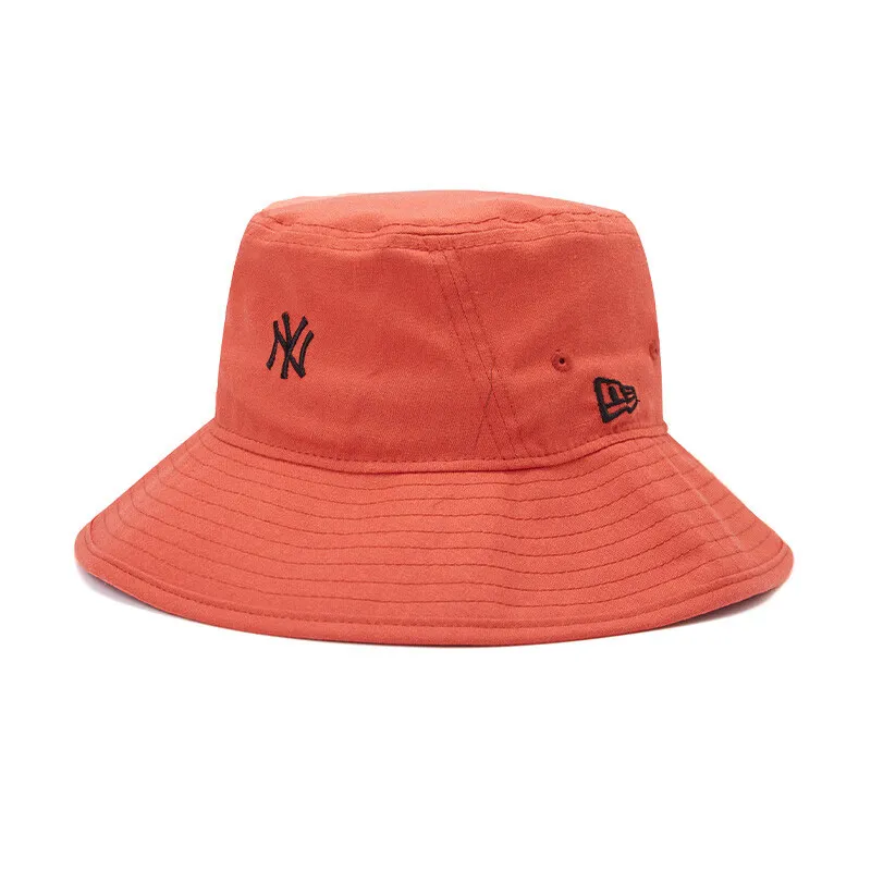New Era Cotton Linen Bucket Hats Unisex