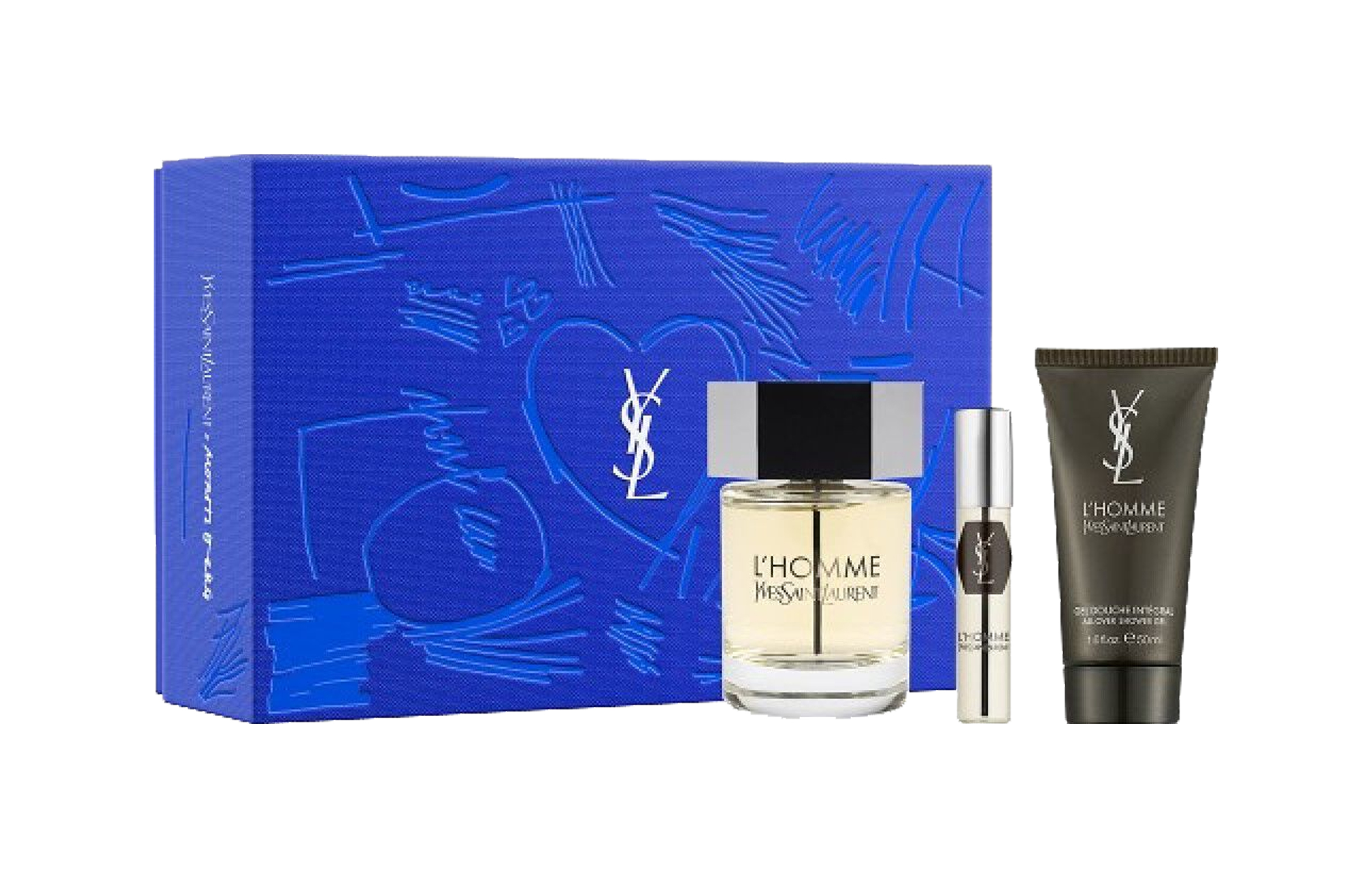 YSL, wooden set, perfume with ginger, 100 ml, sample, 10 ml, 50 ml