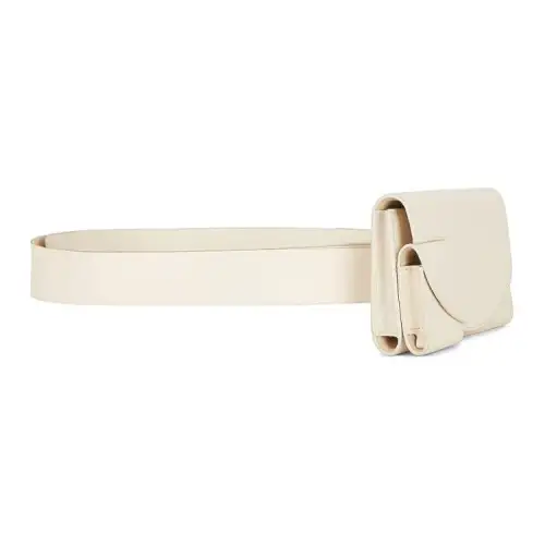 THE ROW Nappa Leather Fanny Pack Women's White
