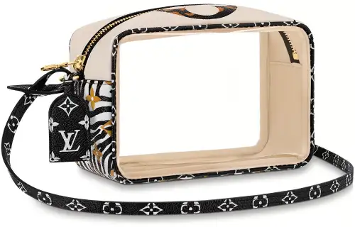 LOUIS VUITTON Beach Pouch Monogram Giant Jungle Ivory Beige Multicolor