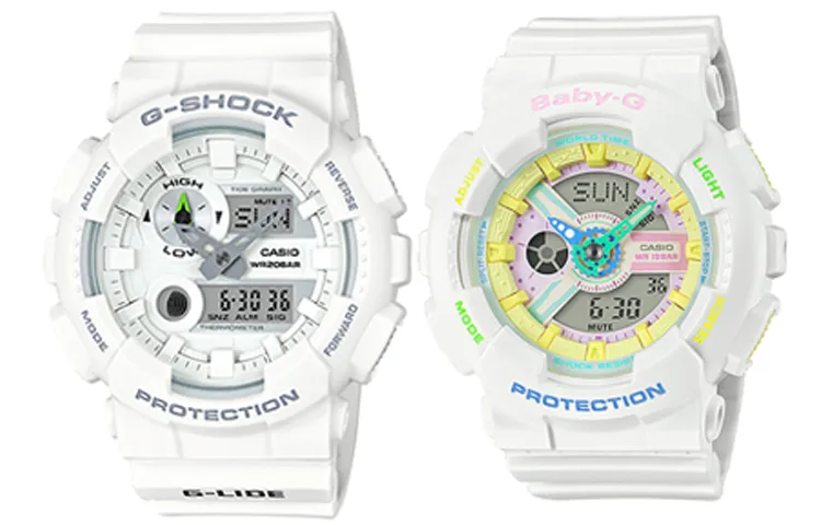 CASIO Unisex Pair Table Series White Watch