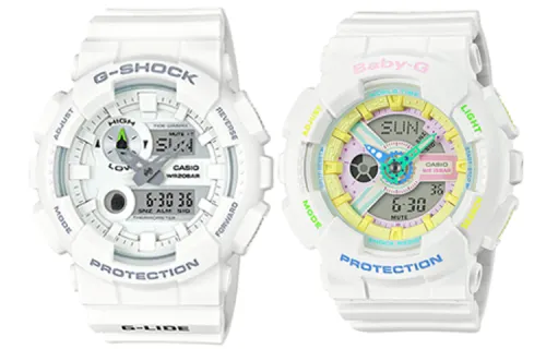CASIO Unisex Pair Table Series White Watch