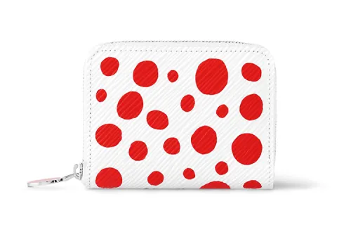 LOUIS VUITTON Lv X Yk Zippy Coin Pouch White/Red