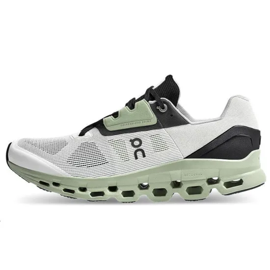 On Running Cloudstratus White Black Sage