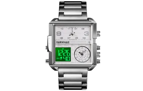 FAIRWHALE Born For Trend Collection Men's Watch Quartz Movement Stainless Steel Watchband Watch Men's Watches