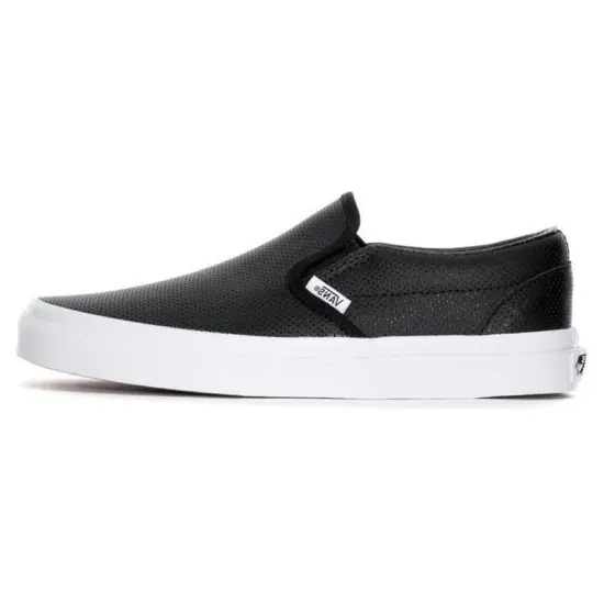 Vans Slip-On   Perforated Leather 'Black'