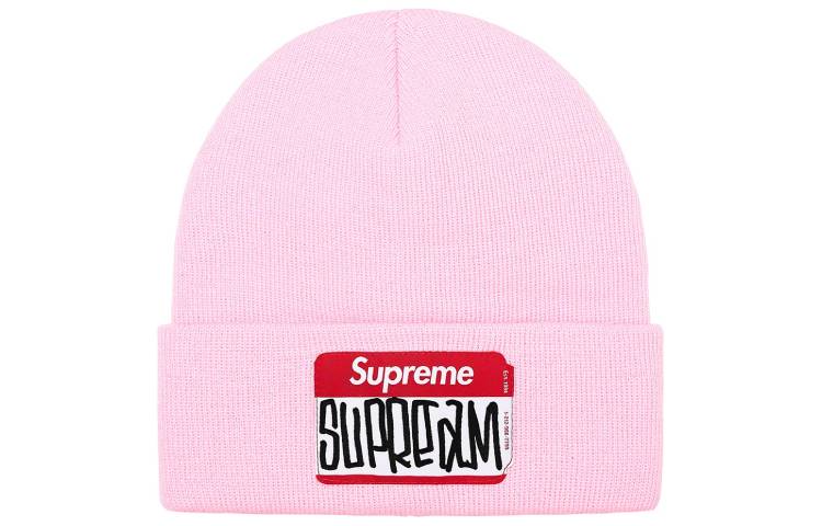 Шапка Supreme FW21 Week 7 Gonz Nametag Beanie (темно-синяя)