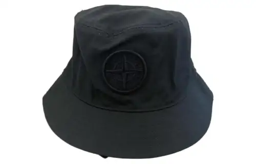 STONE ISLAND Junior Logo Embroidered Bucket Hat