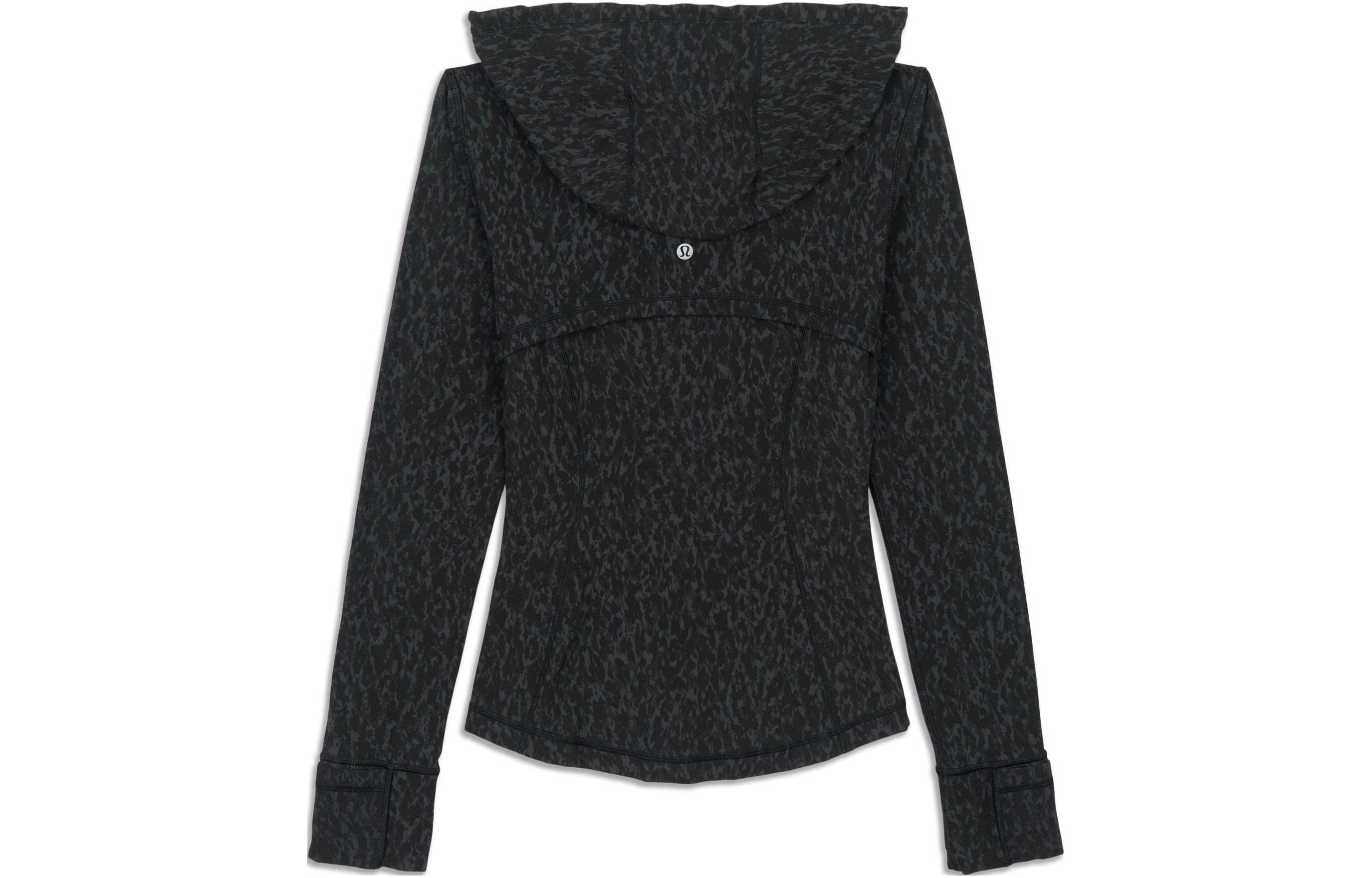 Lululemon Define Jackets & Coats Women’s Black Gray Panther Print