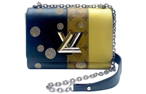 LOUIS VUITTON Twist Cow Leather Shoulder Bag, Crossbody Bag Women's Multicolor