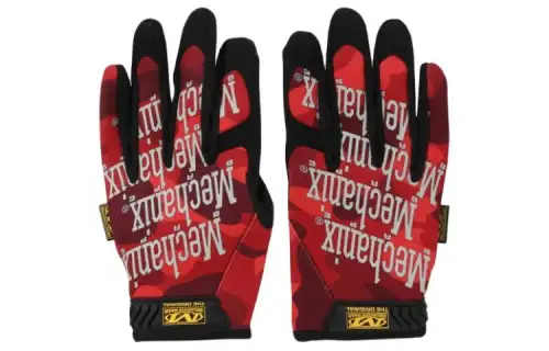 A BATHING APE Color Camo Mechanix Wear Gloves