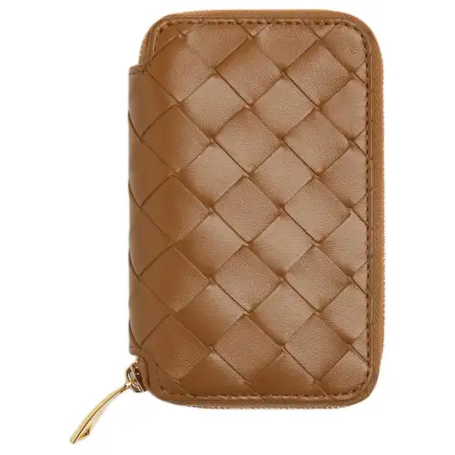 Bottega Veneta Intrecciato Zipped Key Case
