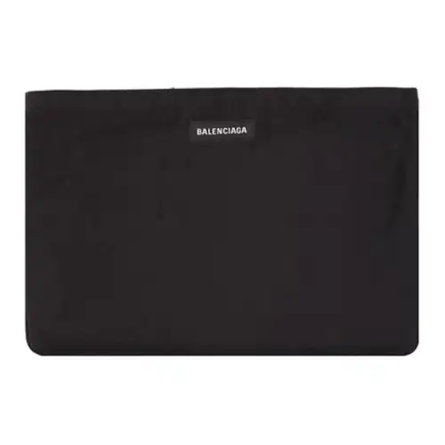 Balenciaga Nylon Clutch Men's Black