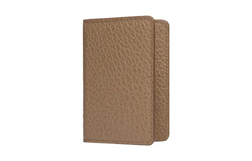 Maison Margiela Calfskin Wallet, Card Holder Women's Suede Color