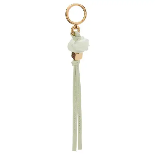 LOEWE Gold tone Lock With Cow Leather And Acetate Fiber Auspicious Dragon Dice Charm Bag Accessory Women's Spring Jade