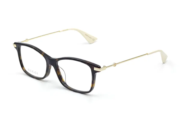 GUCCI Irregular Shape Prescription Glasses Unisex