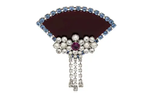 Maison Margiela Crystal-embellished Brooch