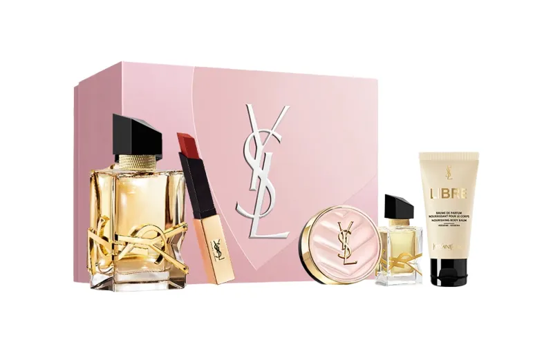 YSL, bar, lipstick, makeup primer, cream set, matte foundation, body milk, soft heel, perfume sample, translucent shading, 2.2g, 50 ml, 50 ml, Birthday gift