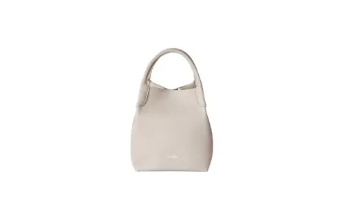 Loro Piana Calfskin Handbag Small Women's Gray